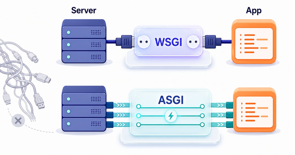 WSGI Explained: How Python Web Apps Talk to Servers (vs ASGI)