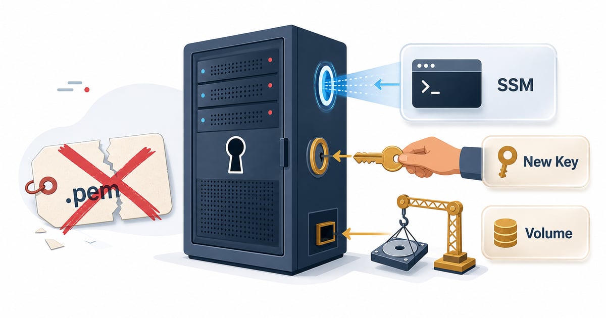 How to Access an EC2 Instance After Losing the PEM File