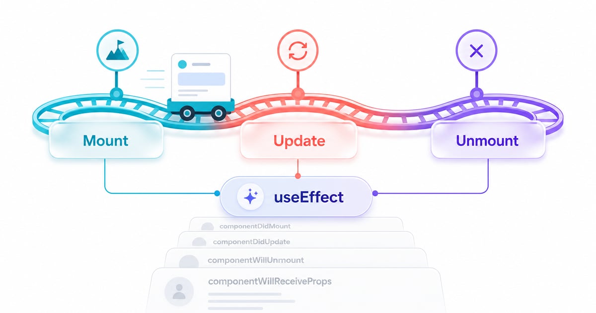 React Component Lifecycle Methods (and Their Hooks Equivalents)