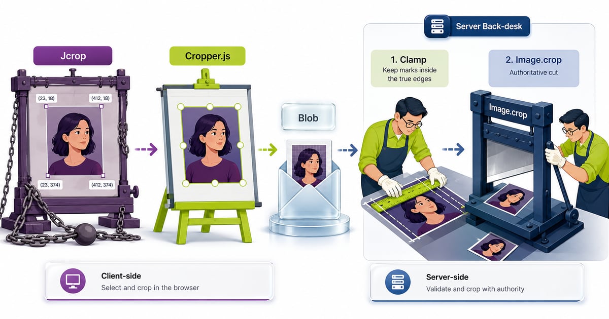 Image Cropping in jQuery with Jcrop (and the Modern Cropper.js Way)