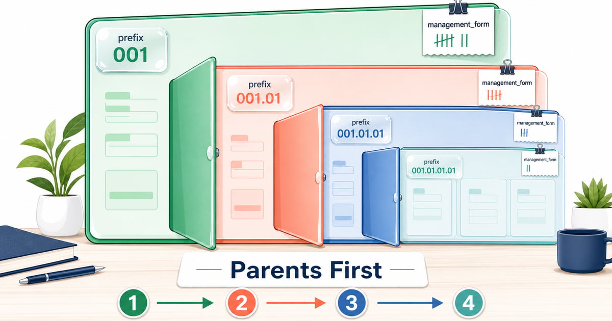 How to Use Nested Formsets in Django