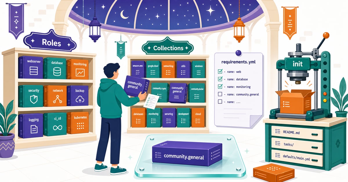 Ansible Galaxy: Install Roles and Collections
