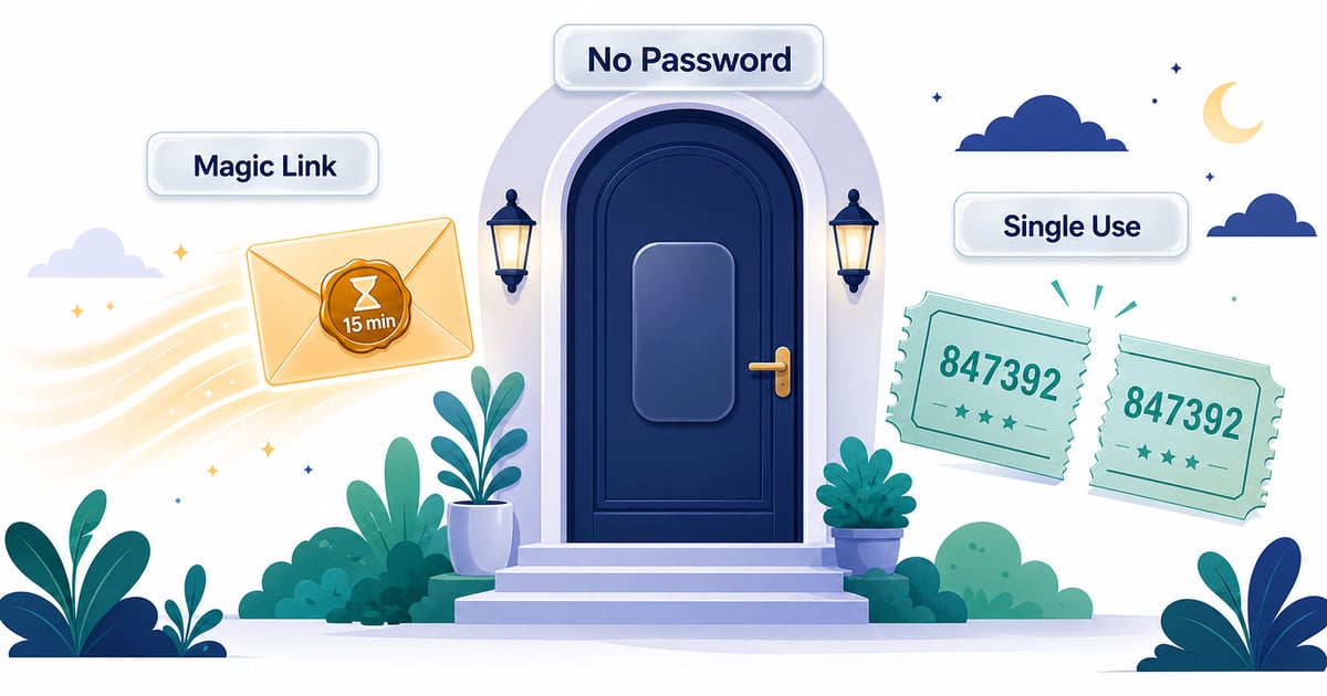 Passwordless Authentication in Django: Magic Links & OTP