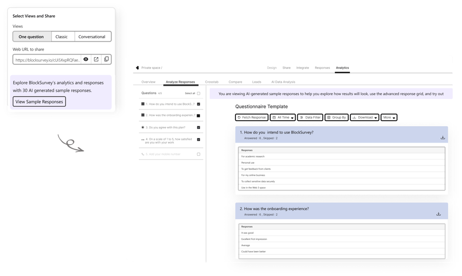Sample Responses with AI