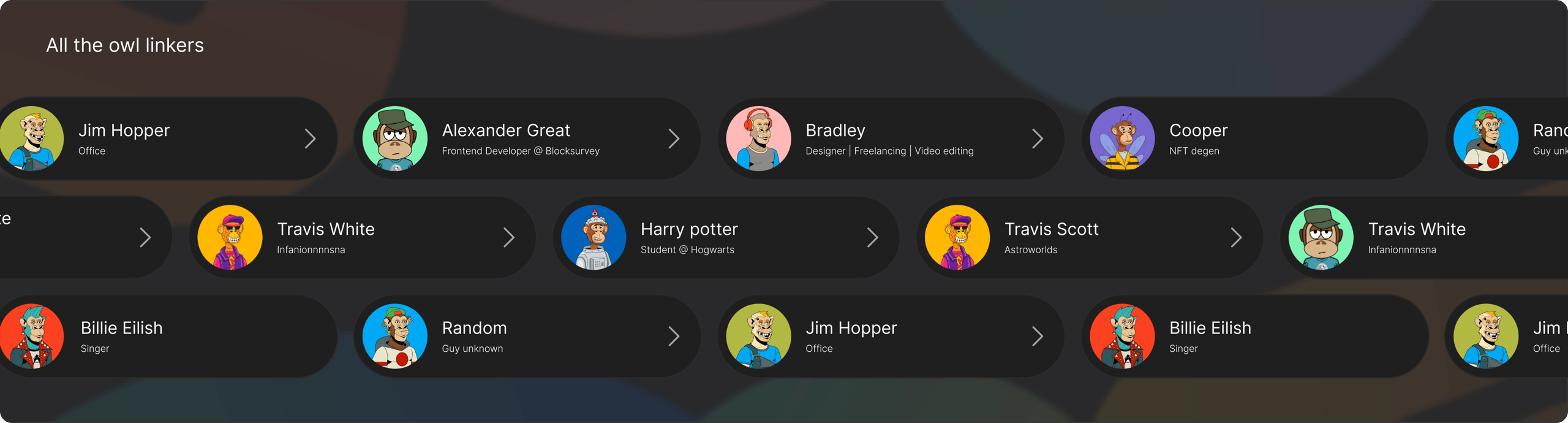 Discover & Connect with Owl Link Users