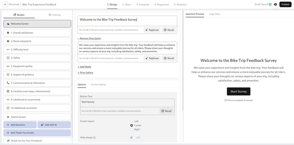 Preview & Publish