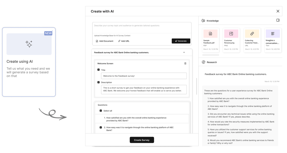 AI Survey Creation