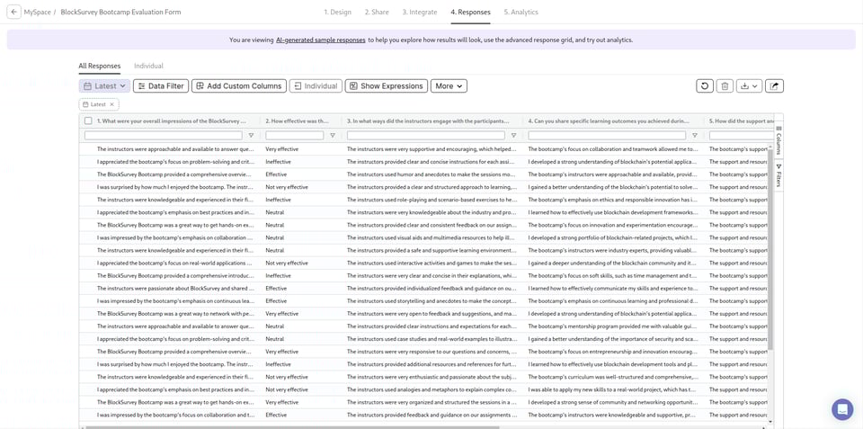 Instant Sample Generation