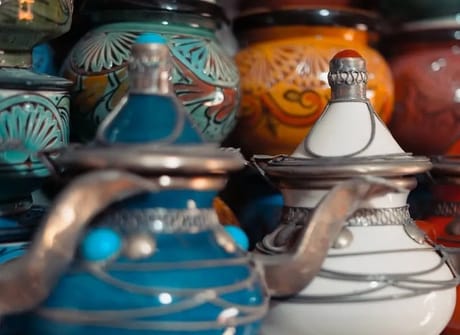 Coastal Morocco: Waves & Market Stalls