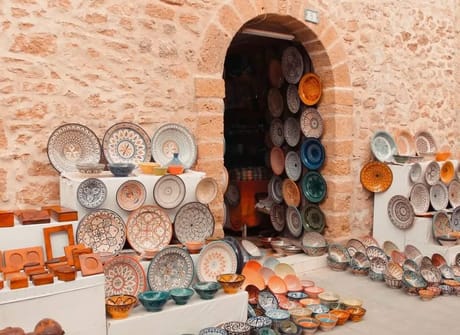 Coastal Morocco: Waves & Market Stalls