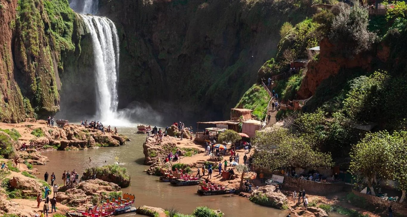 MERZOUGA , FES & OUZOUD WATERFALLS . 6DAYS/5NIGHTS FROM MARRAKECH