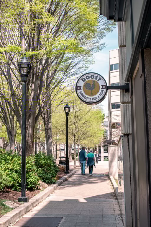 Roost Restaurant Downtown Area in Greenville, SC