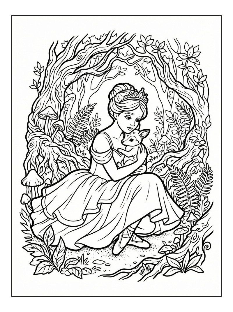 Ballerina Princess Cares For Fawn Forest