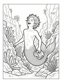Merboy Laughing Deep Sea Trench