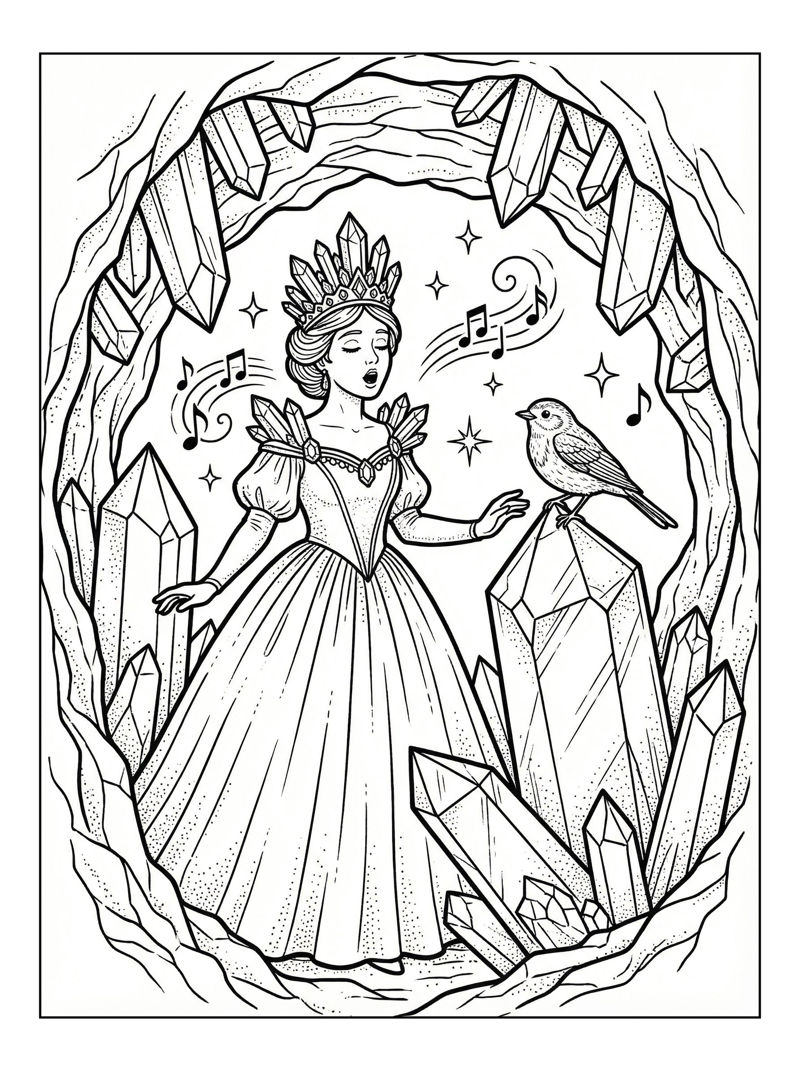 Gemstone Princess Sings With Bird