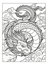 Sea Dragon Looking In Cloud Kingdom