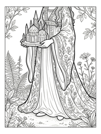 Woodland Princess Holding Crystal Palace