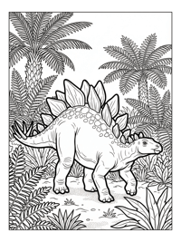 Juvenile Stegosaurus Wandering Fern Valley
