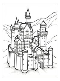 Desert Citadel Shining Among Hills