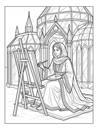 Desert Princess Painting Crystal Palace