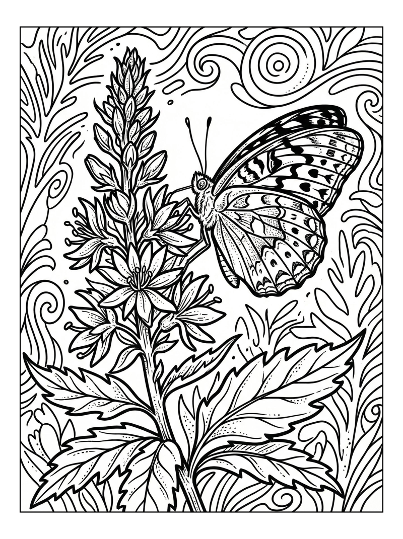 Great Spangled Fritillary On Flower