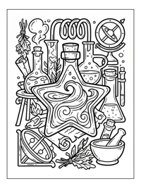 Magic Potion Star Bottle Laboratory