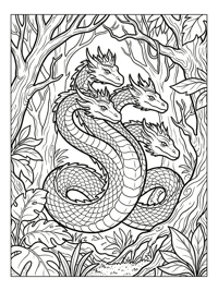 Royal Hydra In Enchanted Forest