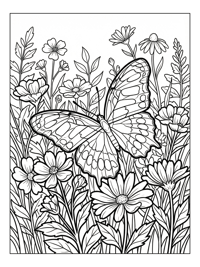 Malachite Butterfly Migrating Wildflower Meadow