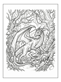 Western Dragon Exploring Enchanted Forest