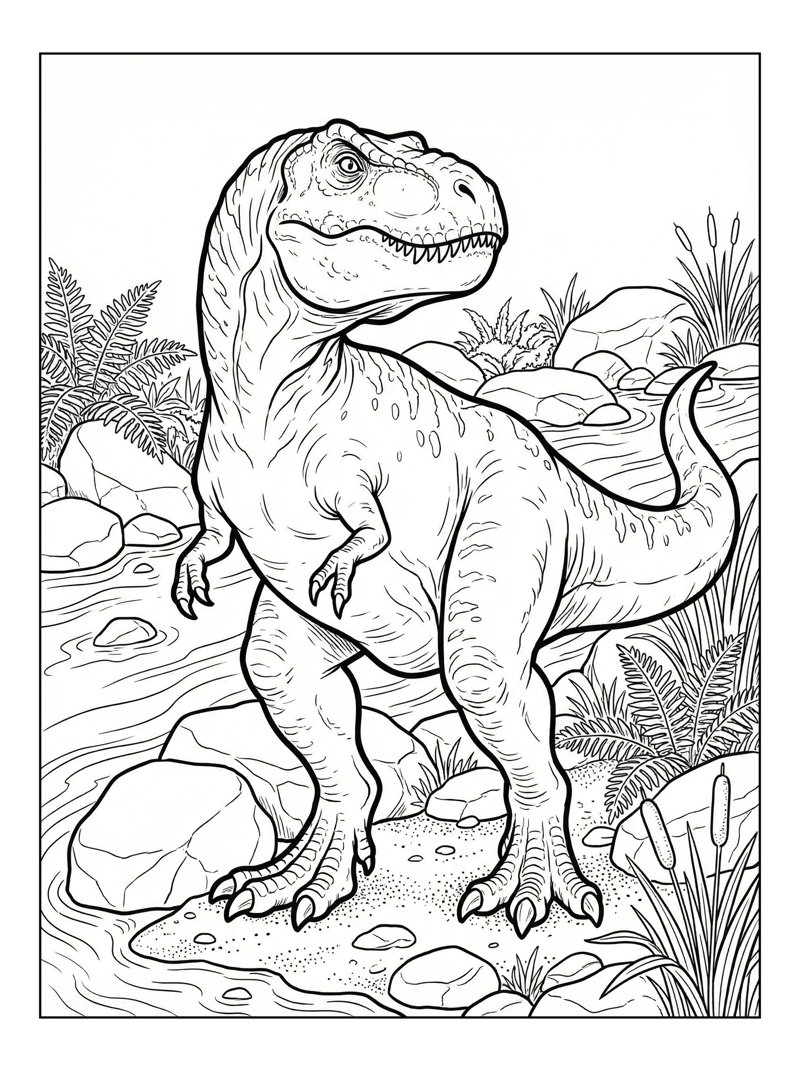Juvenile Tyrannosaurus Rex River