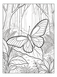 Queen Alexandra Birdwing Resting Forest Clearing