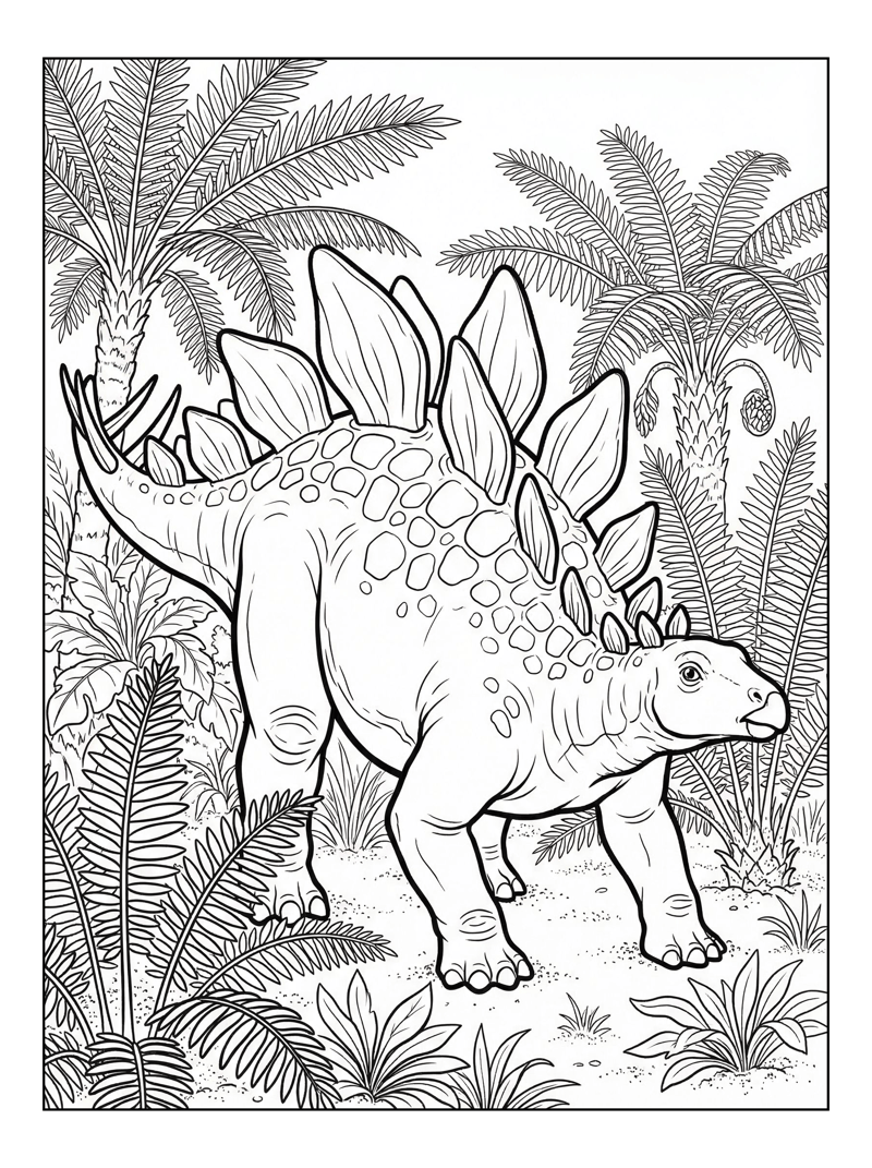 Baby Stegosaurus Wandering Fern Valley