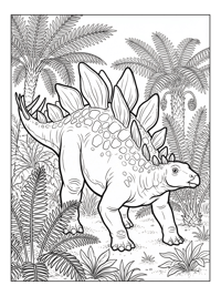 Baby Stegosaurus Wandering Fern Valley