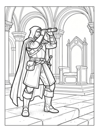 Hooded Sentinel Scouts Throne Room