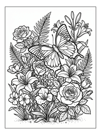 Ulysses Butterfly Gliding Flower Garden