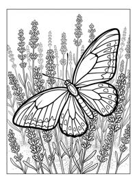 Queen Alexandras Birdwing Among Lavender Flowers