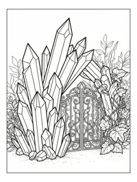 Crystal Formation Secret Garden Gate