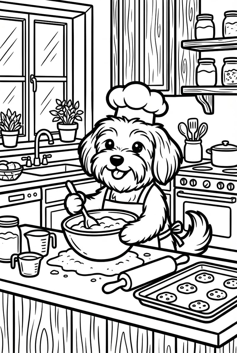 Zen Havanese in a Home Baking