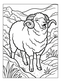 Merino Sheep Bleating In Rolling Hills
