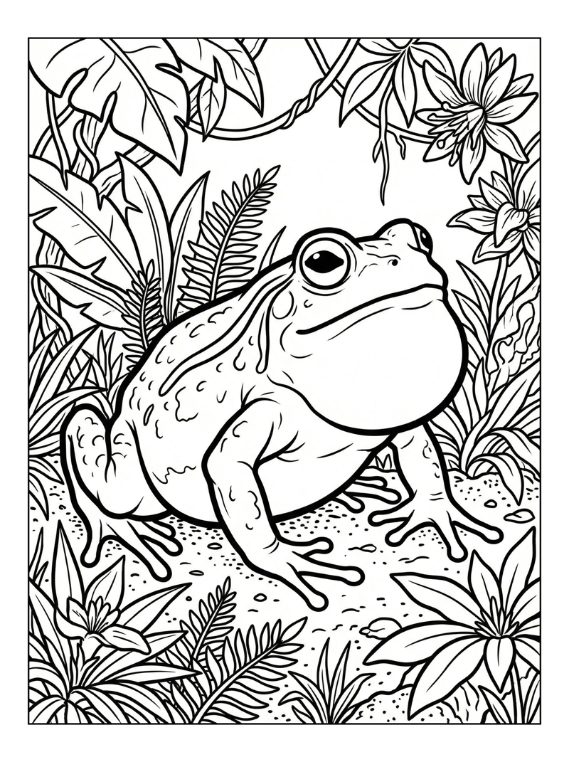 Tomato Frog Croaking Tropical Jungle