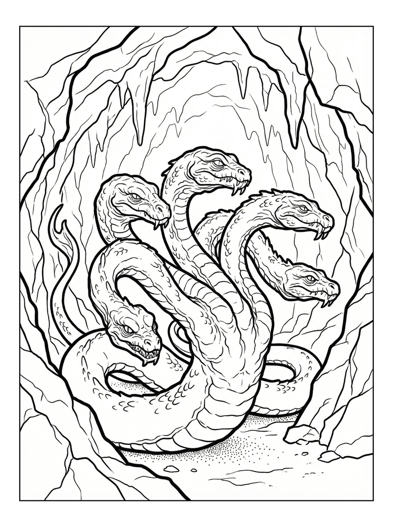 Wise Hydra Hunting In Deep Cave