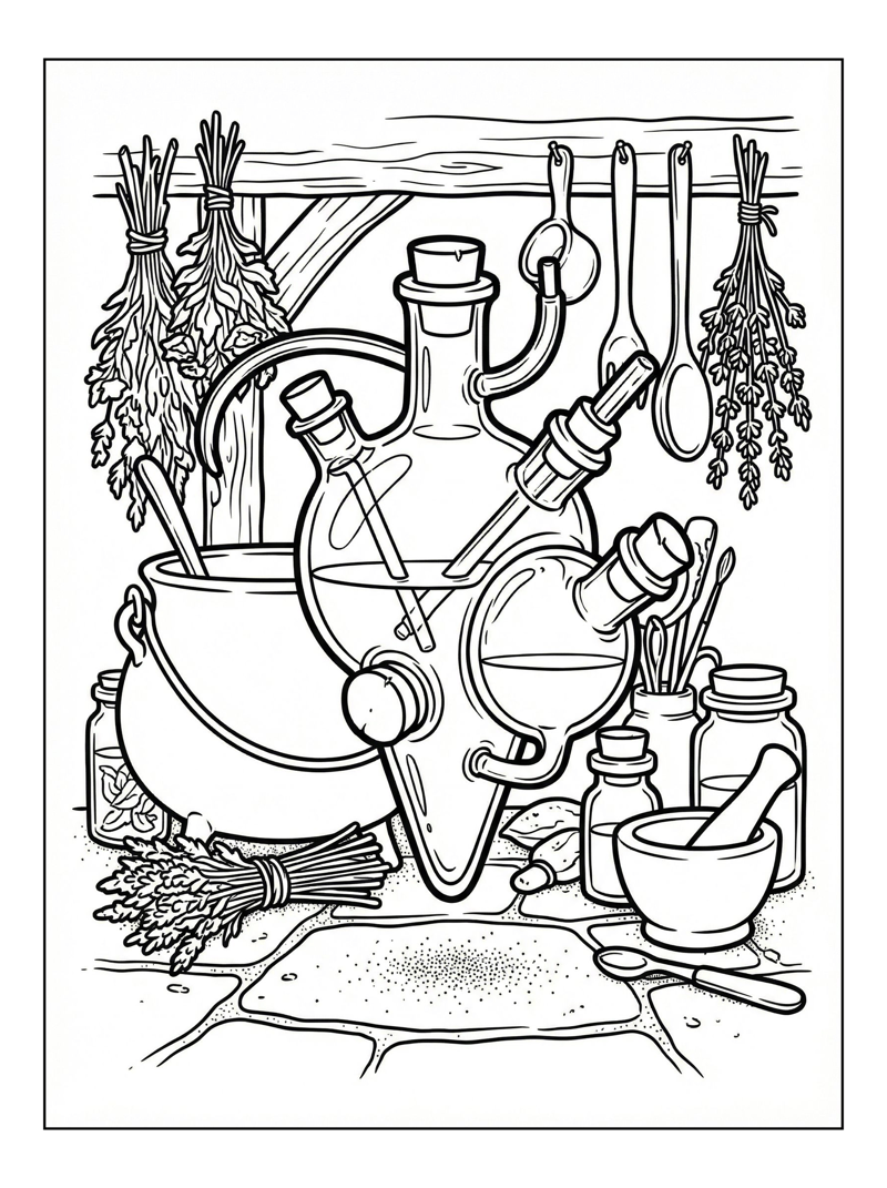 Witch Kitchen Bottle Brewing Hearth