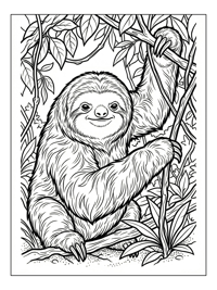 Hoffmanns Two Toed Sloth In Canopy