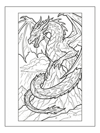 Energetic Storm Dragon Mountain Peak