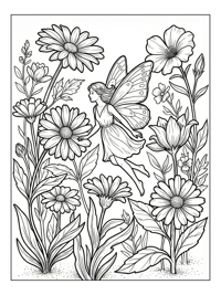 Flower Fairy Flying Giant Garden