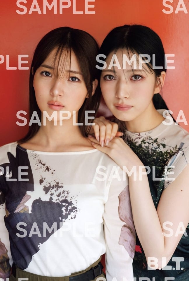 『B.L.T.2026年8月号』HMV購入特典ポストカード【中嶋優月&村山美羽(櫻坂46)C】