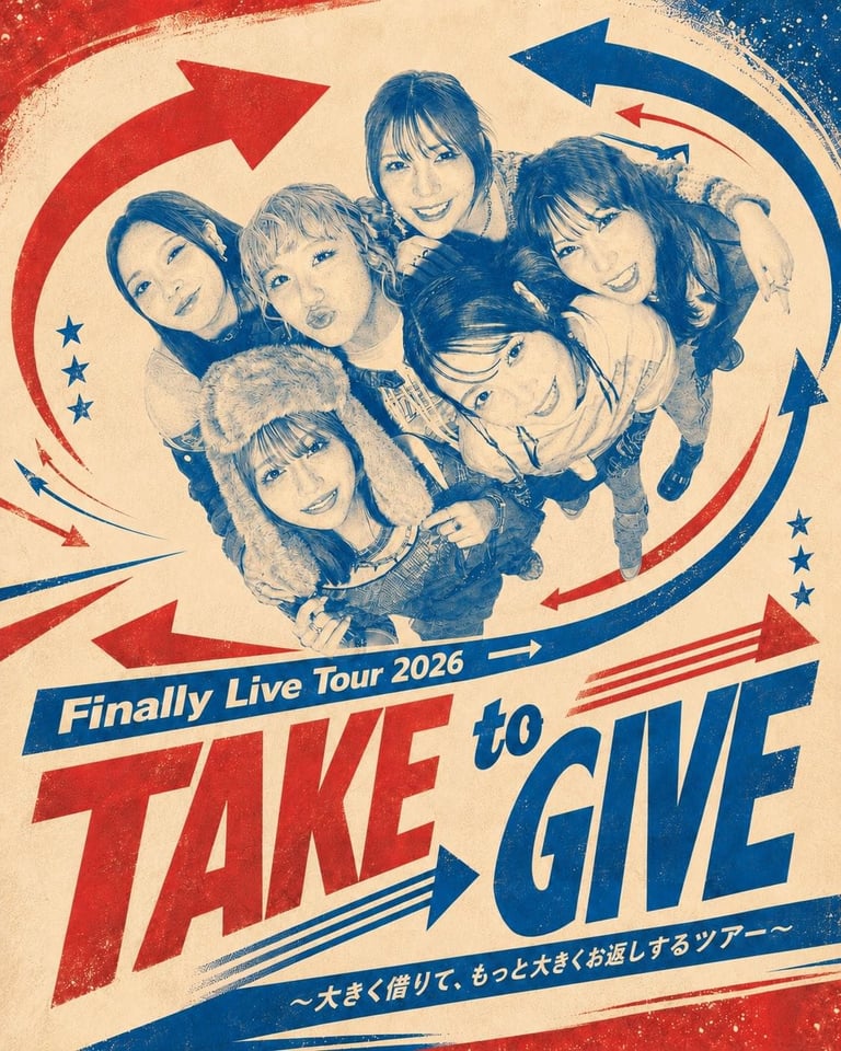 Finally Live Tour 2026<TAKE to GIVE〜大きく借りて、もっと大きくお返しするツアー〜>