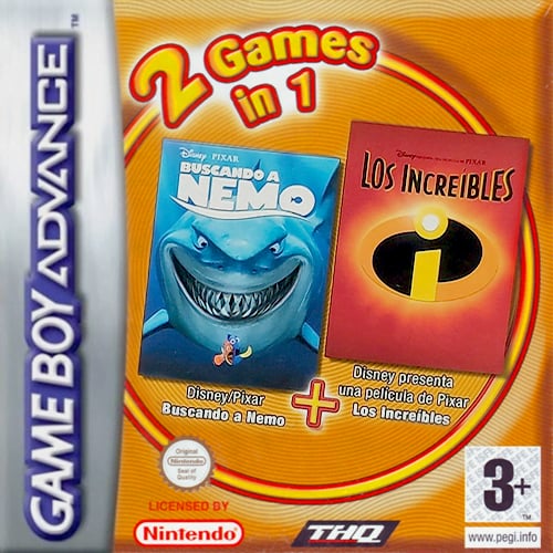 2 Games in 1 - Buscando a Nemo + Los Increibles