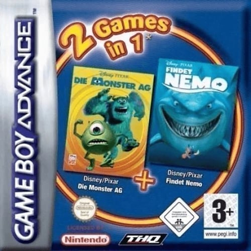2 Games in 1 - Die Monster AG + Findet Nemo