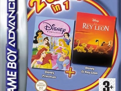 2 Games in 1 - Disney Princesas + El Rey Leon